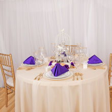 Load image into Gallery viewer, Bargain 108 In. Round Polyester Tablecloth Beige
