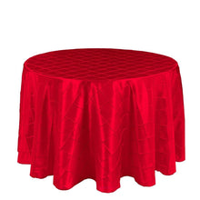 Load image into Gallery viewer, 108 in. Round Pintuck Tablecloth
