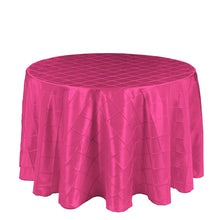 Load image into Gallery viewer, 108 in. Round Pintuck Tablecloth
