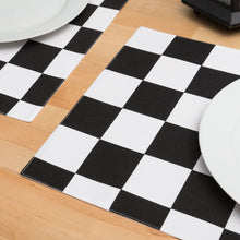 Load image into Gallery viewer, 13 X 19 in. Checker Board Cotton Placemats 4/Pack (4 Colors)
