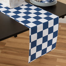 Load image into Gallery viewer, 13 X 90 in. Checker Board Cotton Table Runner (3 Colors)
