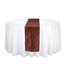 Load image into Gallery viewer, Bargain 14 X 108 in. Pintuck Table Runner Chocolate
