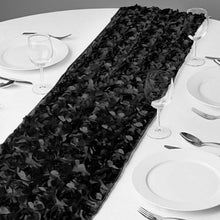 Load image into Gallery viewer, 14 X 108 in. Rosette Satin Table Runner (12 Colors)
