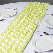 Load image into Gallery viewer, 14 X 108 in. Rosette Satin Table Runner (12 Colors)
