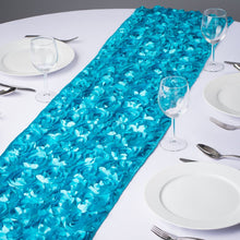 Load image into Gallery viewer, 14 X 108 in. Rosette Satin Table Runner (12 Colors)
