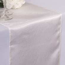 Load image into Gallery viewer, Bargain 14 X 108 In. Baroque Embossed Satin Table Runner Ivory
