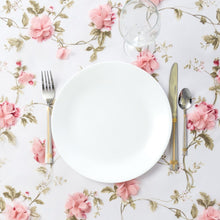 Load image into Gallery viewer, 14 x 108 in. Sheer with Pink Roses Table Runner

