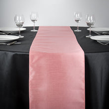 Load image into Gallery viewer, 14 X 108 in. Shantung Silk Table Runner Pink
