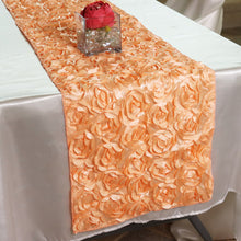 Load image into Gallery viewer, 14 X 108 in. Rosette Satin Table Runner (12 Colors)
