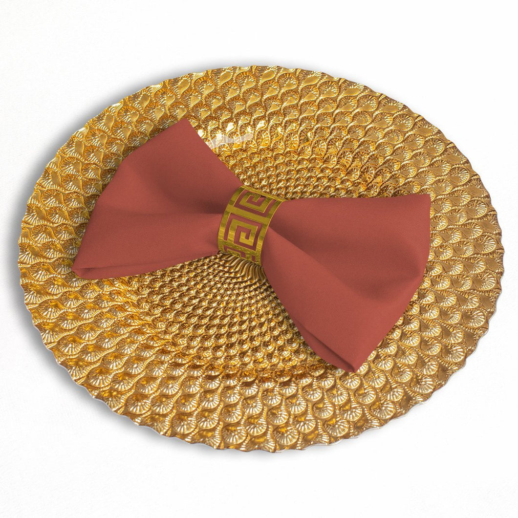 Bargain 17 in. Polyester Napkin (12/Pack)-Masala