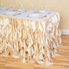 Load image into Gallery viewer, Bargain 17 ft. Curly Willow Table Skirt Champagne
