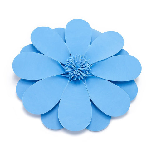19 in. Blue Foam Daisy Wallflower