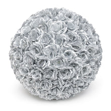 Load image into Gallery viewer, 20 in. Silver Silk Flower Ball
