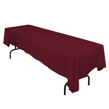 Load image into Gallery viewer, 52 X 112 in. Rectangular Cotton-Feel Tablecloth (7 Colors)

