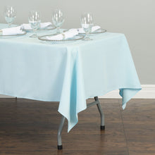 Load image into Gallery viewer, 60 x 102 in. Rectangular Polyester Tablecloth Baby Blue
