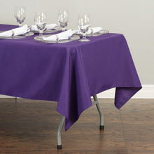 Load image into Gallery viewer, 60 x 126 in. Rectangular Polyester Tablecloth Purple
