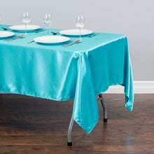 Load image into Gallery viewer, 60 X 126 in. Rectangular Satin Tablecloth (16 Colors)
