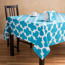 Load image into Gallery viewer, 60 X 84 in. Rectangular Trellis Cotton Tablecloth (12 Colors)
