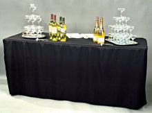 Load image into Gallery viewer, 8 ft. Fitted Polyester Tablecloth

