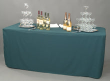 Load image into Gallery viewer, 8 ft. Fitted Polyester Tablecloth
