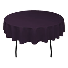 Load image into Gallery viewer, 90 in. Round Cotton-Feel Tablecloth
