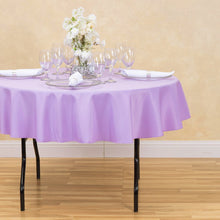 Load image into Gallery viewer, 70 in. Round Polyester Tablecloth Lavender
