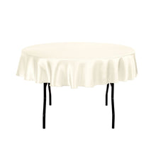 Load image into Gallery viewer, 70 in. Round Satin Tablecloth
