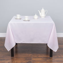 Load image into Gallery viewer, 70 in. Square Polyester Tablecloth Light Pink
