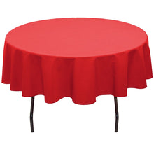 Load image into Gallery viewer, 76 in. Round Cotton-Feel Tablecloth
