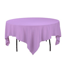 Load image into Gallery viewer, 85 in. Square Polyester Tablecloth Lavender
