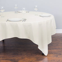 Load image into Gallery viewer, 85 in. Square Cotton-Feel Tablecloth (10 Colors)
