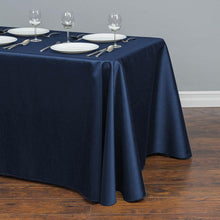 Load image into Gallery viewer, 90 X 132 in. Rectangular Shantung Silk Tablecloth
