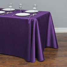 Load image into Gallery viewer, 90 X 132 in. Rectangular Shantung Silk Tablecloth
