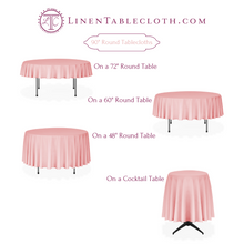 Load image into Gallery viewer, 90 in. Round Satin Tablecloth (16 Colors)
