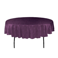 Load image into Gallery viewer, 90 in. Round Pintuck Tablecloth (8 Colors)
