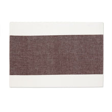 Load image into Gallery viewer, 13 X 19 in. Single Striped Cotton Placemats 4/Pack (7 Colors)
