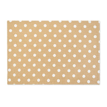 Load image into Gallery viewer, 13 X 19 in. White Polka Dots Cotton Placemats 4/Pack (6 colors)
