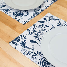 Load image into Gallery viewer, 13 X 19 in. Paisley Cotton Placemats 4/Pack (14 colors)
