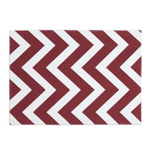 Load image into Gallery viewer, 13 X 19 in. Chevron Cotton Placemats 4/Pack (13 Colors)
