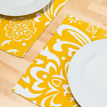 Load image into Gallery viewer, 13 X 19 in. Vintage Royalty Cotton Placemats 4/Pack (8 Colors)
