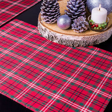 Load image into Gallery viewer, 13 X 19 in. Christmas Holiday Cotton Placemats 4/pack (7 Patterns)
