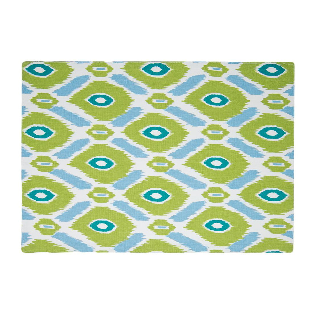 Lime & Aqua Ikat Placemats 4/Pack