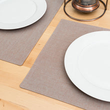 Load image into Gallery viewer, 13 X 19 in. Chambray Cotton Placemats 4/Pack (4 Colors)
