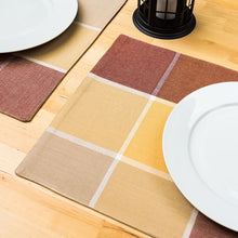 Load image into Gallery viewer, 13 X 19 in. Autumn Theme Cotton Placemats 4/Pack (3 Colors)
