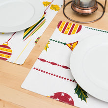 Load image into Gallery viewer, 13 X 19 in. Christmas Holiday Cotton Placemats 4/pack (7 Patterns)
