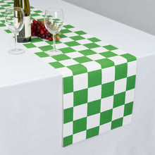 Load image into Gallery viewer, 13 X 90 in. Checker Board Cotton Table Runner (3 Colors)
