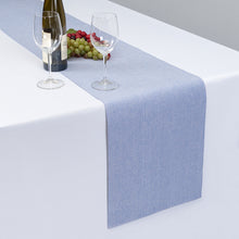 Load image into Gallery viewer, 13 X 90 in. Chambray Cotton Table Runner (5 Colors)
