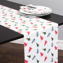 Load image into Gallery viewer, 13 x 90 in. Christmas Holiday Cotton Table Runner (5 Patterns)
