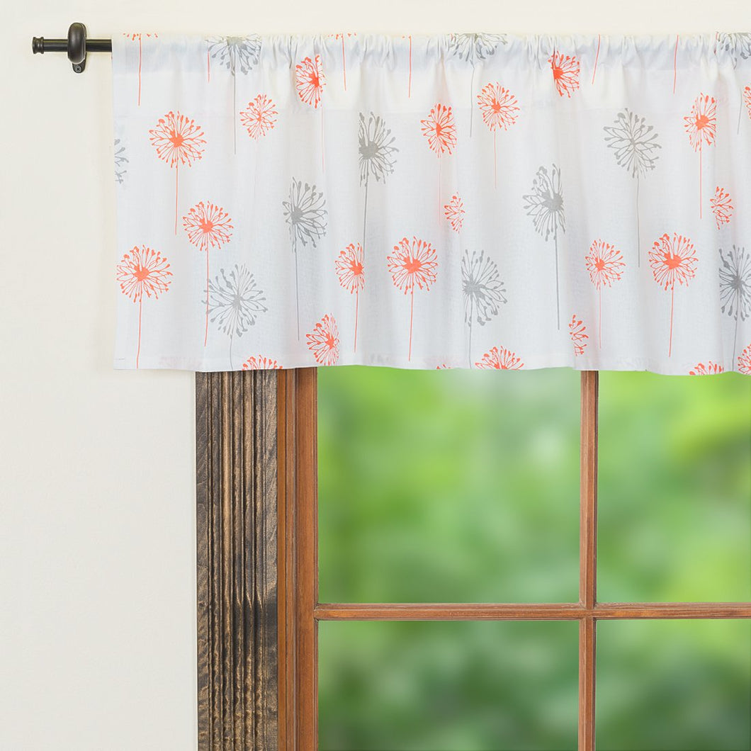 Dandelion Cotton Window Valance (3 Colors)