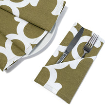 Load image into Gallery viewer, 19 X 19 in. Trellis Cotton Napkins 4/Pack
